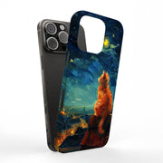 Cat Night 2 Tough Cases For Apple iPhone (17, 16, 15, 14, 13, 12, 11, X, SE, 8, 7/ Air, Plus, Pro, Max, Mini, XR, XS), Print in USA