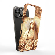 Virgin Mary 1 Tough Cases For Apple iPhone (17, 16, 15, 14, 13, 12, 11, X, SE, 8, 7/ Air, Plus, Pro, Max, Mini, XR, XS), Print in USA