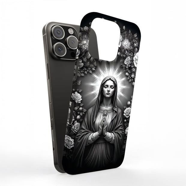Virgin Mary 4 Tough Cases For Apple iPhone (17, 16, 15, 14, 13, 12, 11, X, SE, 8, 7/ Air, Plus, Pro, Max, Mini, XR, XS), Print in USA
