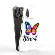 Butterfly Bless Tough Cases For Apple iPhone (17, 16, 15, 14, 13, 12, 11, X, SE, 8, 7/ Air, Plus, Pro, Max, Mini, XR, XS), Print in USA