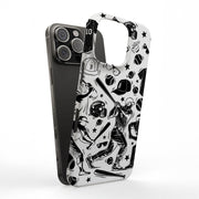 Baseball Icons Tough Cases For Apple iPhone (17, 16, 15, 14, 13, 12, 11, X, SE, 8, 7/ Air, Plus, Pro, Max, Mini, XR, XS), Print in USA