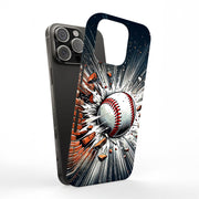Baseball Smash Tough Cases For Apple iPhone (17, 16, 15, 14, 13, 12, 11, X, SE, 8, 7/ Air, Plus, Pro, Max, Mini, XR, XS), Print in USA