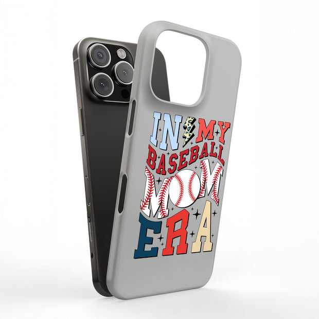 Baseball Mom Tough Cases For Apple iPhone (17, 16, 15, 14, 13, 12, 11, X, SE, 8, 7/ Air, Plus, Pro, Max, Mini, XR, XS), Print in USA