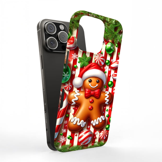 Gingerbreadman Tough Cases For Apple iPhone (17, 16, 15, 14, 13, 12, 11, X, SE, 8, 7/ Air, Plus, Pro, Max, Mini, XR, XS), Print in USA