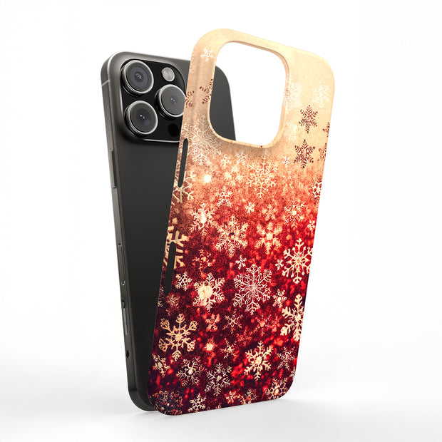 Xmas Snowflake 2 Tough Cases For Apple iPhone (17, 16, 15, 14, 13, 12, 11, X, SE, 8, 7/ Air, Plus, Pro, Max, Mini, XR, XS), Print in USA