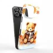 Autumn Bear 2 Tough Cases For Apple iPhone (17, 16, 15, 14, 13, 12, 11, X, SE, 8, 7/ Air, Plus, Pro, Max, Mini, XR, XS), Print in USA