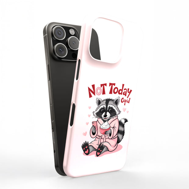 Raccoon Cupid Tough Cases For Apple iPhone (17, 16, 15, 14, 13, 12, 11, X, SE, 8, 7/ Air, Plus, Pro, Max, Mini, XR, XS), Print in USA