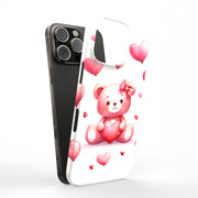 Valentine Bear Tough Cases For Apple iPhone (17, 16, 15, 14, 13, 12, 11, X, SE, 8, 7/ Air, Plus, Pro, Max, Mini, XR, XS), Print in USA