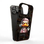 Coffee Duck Tough Cases For Apple iPhone (17, 16, 15, 14, 13, 12, 11, X, SE, 8, 7/ Air, Plus, Pro, Max, Mini, XR, XS), Print in USA
