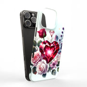 Diamond Heart Tough Cases For Apple iPhone (17, 16, 15, 14, 13, 12, 11, X, SE, 8, 7/ Air, Plus, Pro, Max, Mini, XR, XS), Print in USA