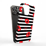 Valentines Lips Tough Cases For Apple iPhone (17, 16, 15, 14, 13, 12, 11, X, SE, 8, 7/ Air, Plus, Pro, Max, Mini, XR, XS), Print in USA