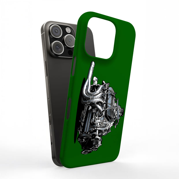 Racing Engine 2 Tough Cases For Apple iPhone (17, 16, 15, 14, 13, 12, 11, X, SE, 8, 7/ Air, Plus, Pro, Max, Mini, XR, XS), Print in USA