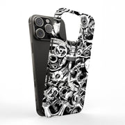 Racing Engine 3 Tough Cases For Apple iPhone (17, 16, 15, 14, 13, 12, 11, X, SE, 8, 7/ Air, Plus, Pro, Max, Mini, XR, XS), Print in USA