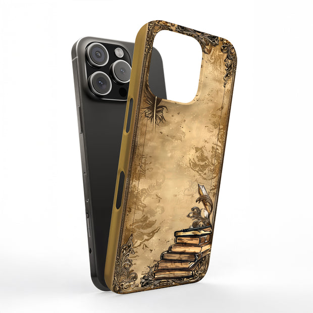 Vintage Paper A Tough Cases For Apple iPhone (17, 16, 15, 14, 13, 12, 11, X, SE, 8, 7/ Air, Plus, Pro, Max, Mini, XR, XS), Print in USA