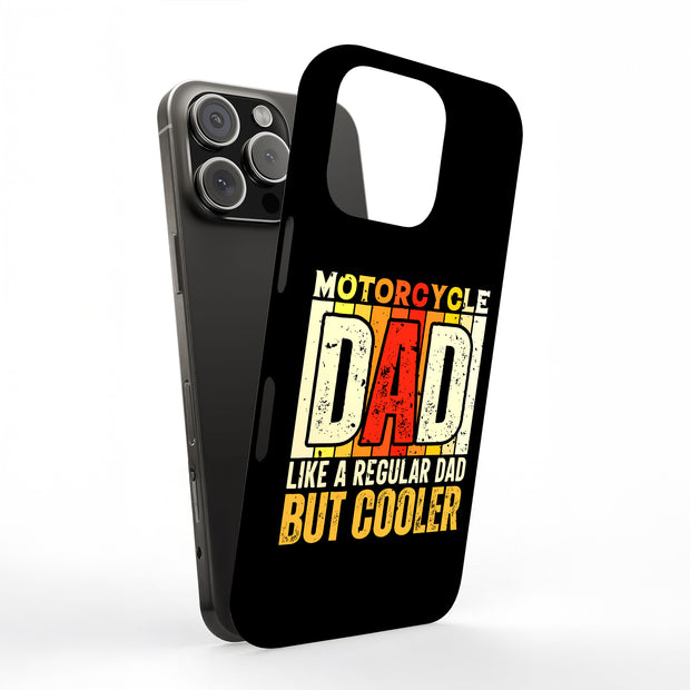 Motorcycle Dad Tough Cases For Apple iPhone (17, 16, 15, 14, 13, 12, 11, X, SE, 8, 7/ Air, Plus, Pro, Max, Mini, XR, XS), Print in USA