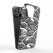 Japanese Wave 7 Tough Cases For Apple iPhone (17, 16, 15, 14, 13, 12, 11, X, SE, 8, 7/ Air, Plus, Pro, Max, Mini, XR, XS), Print in USA