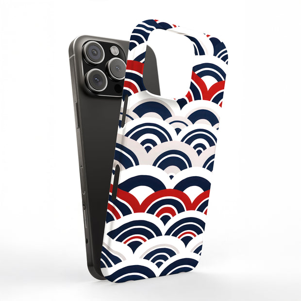 Japanese Wave 8 Tough Cases For Apple iPhone (17, 16, 15, 14, 13, 12, 11, X, SE, 8, 7/ Air, Plus, Pro, Max, Mini, XR, XS), Print in USA