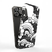 Japanese Wave 9 Tough Cases For Apple iPhone (17, 16, 15, 14, 13, 12, 11, X, SE, 8, 7/ Air, Plus, Pro, Max, Mini, XR, XS), Print in USA