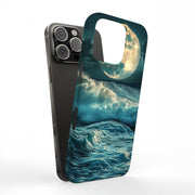 Star Moon Wave1 Tough Cases For Apple iPhone (17, 16, 15, 14, 13, 12, 11, X, SE, 8, 7/ Air, Plus, Pro, Max, Mini, XR, XS), Print in USA