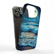 Star Moon Wave2 Tough Cases For Apple iPhone (17, 16, 15, 14, 13, 12, 11, X, SE, 8, 7/ Air, Plus, Pro, Max, Mini, XR, XS), Print in USA