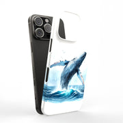 Humpback Whale1 Tough Cases For Apple iPhone (17, 16, 15, 14, 13, 12, 11, X, SE, 8, 7/ Air, Plus, Pro, Max, Mini, XR, XS), Print in USA