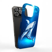 Humpback Whale4 Tough Cases For Apple iPhone (17, 16, 15, 14, 13, 12, 11, X, SE, 8, 7/ Air, Plus, Pro, Max, Mini, XR, XS), Print in USA
