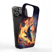 Space Whale 1 Tough Cases For Apple iPhone (17, 16, 15, 14, 13, 12, 11, X, SE, 8, 7/ Air, Plus, Pro, Max, Mini, XR, XS), Print in USA