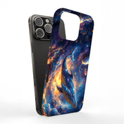 Space Whale 2 Tough Cases For Apple iPhone (17, 16, 15, 14, 13, 12, 11, X, SE, 8, 7/ Air, Plus, Pro, Max, Mini, XR, XS), Print in USA