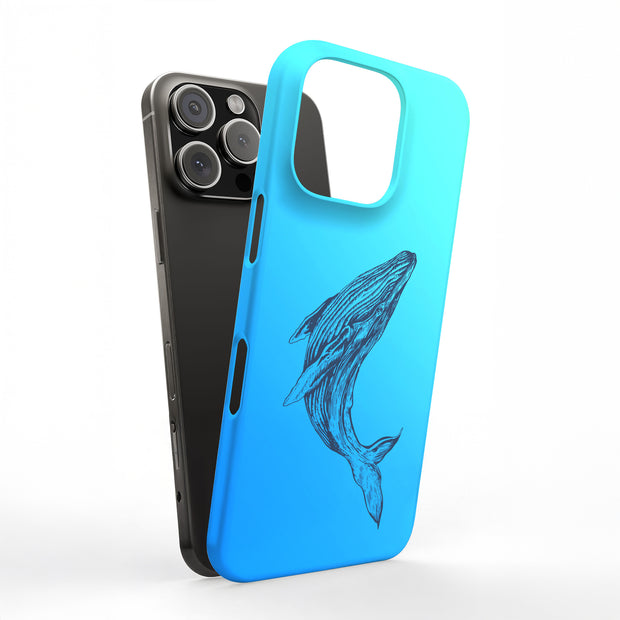 Humpback Whale8 Tough Cases For Apple iPhone (17, 16, 15, 14, 13, 12, 11, X, SE, 8, 7/ Air, Plus, Pro, Max, Mini, XR, XS), Print in USA