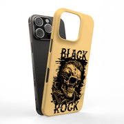 Skull Rock Punk Tough Cases For Apple iPhone (17, 16, 15, 14, 13, 12, 11, X, SE, 8, 7/ Air, Plus, Pro, Max, Mini, XR, XS), Print in USA