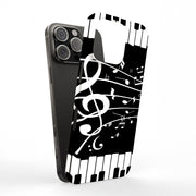 Musical Piano Tough Cases For Apple iPhone (17, 16, 15, 14, 13, 12, 11, X, SE, 8, 7/ Air, Plus, Pro, Max, Mini, XR, XS), Print in USA