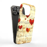 Valentine Music Tough Cases For Apple iPhone (17, 16, 15, 14, 13, 12, 11, X, SE, 8, 7/ Air, Plus, Pro, Max, Mini, XR, XS), Print in USA