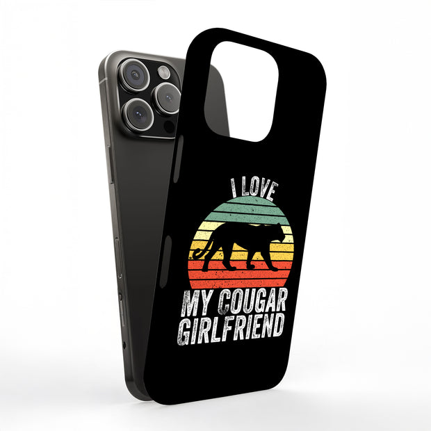 Cougar friend Tough Cases For Apple iPhone (17, 16, 15, 14, 13, 12, 11, X, SE, 8, 7/ Air, Plus, Pro, Max, Mini, XR, XS), Print in USA