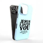 Jesus Love U 4 Tough Cases For Apple iPhone (17, 16, 15, 14, 13, 12, 11, X, SE, 8, 7/ Air, Plus, Pro, Max, Mini, XR, XS), Print in USA