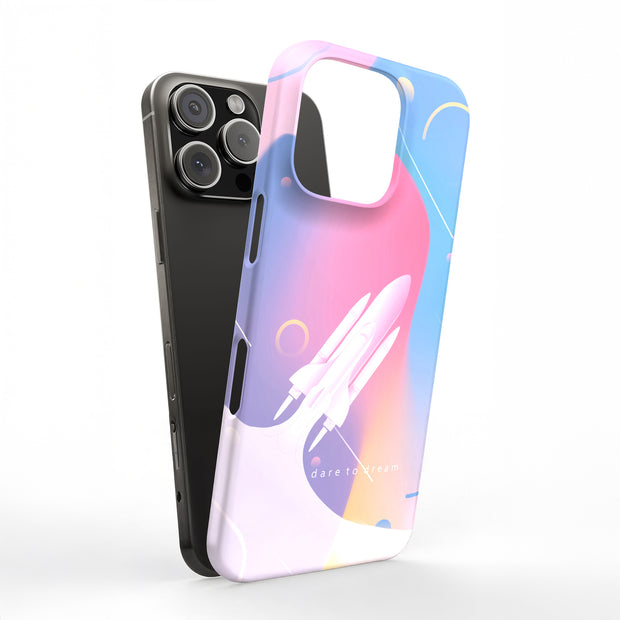 Dare To Dream Tough Cases For Apple iPhone (17, 16, 15, 14, 13, 12, 11, X, SE, 8, 7/ Air, Plus, Pro, Max, Mini, XR, XS), Print in USA