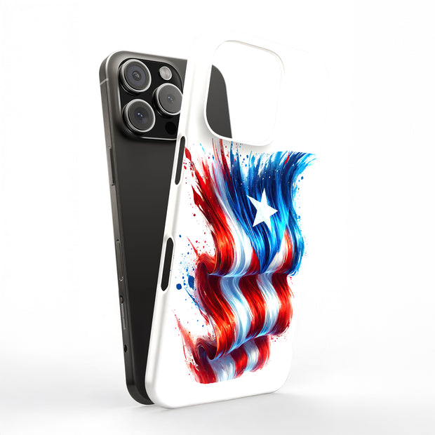 Puerto Rico 1 Tough Cases For Apple iPhone (17, 16, 15, 14, 13, 12, 11, X, SE, 8, 7/ Air, Plus, Pro, Max, Mini, XR, XS), Print in USA