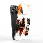 FireFighter Tough Cases For Apple iPhone (17, 16, 15, 14, 13, 12, 11, X, SE, 8, 7/ Air, Plus, Pro, Max, Mini, XR, XS), Print in USA