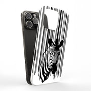 Zebra Bar Code Tough Cases For Apple iPhone (17, 16, 15, 14, 13, 12, 11, X, SE, 8, 7/ Air, Plus, Pro, Max, Mini, XR, XS), Print in USA