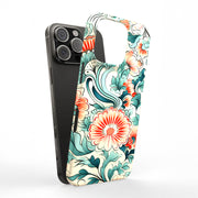 Japan FolkArt 1 Tough Cases For Apple iPhone (17, 16, 15, 14, 13, 12, 11, X, SE, 8, 7/ Air, Plus, Pro, Max, Mini, XR, XS), Print in USA