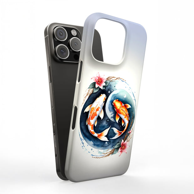 Koi Fish 1 Tough Cases For Apple iPhone (17, 16, 15, 14, 13, 12, 11, X, SE, 8, 7/ Air, Plus, Pro, Max, Mini, XR, XS), Print in USA