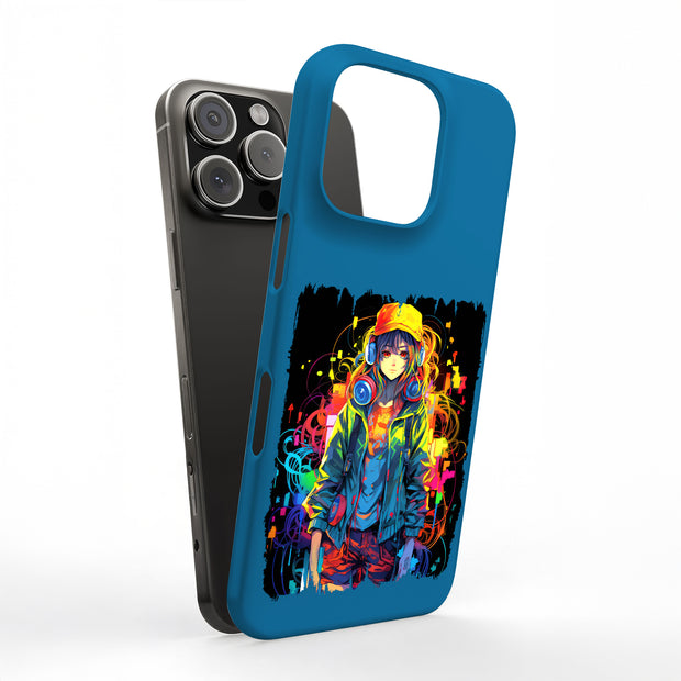 Anime Girl Tough Cases For Apple iPhone (17, 16, 15, 14, 13, 12, 11, X, SE, 8, 7/ Air, Plus, Pro, Max, Mini, XR, XS), Print in USA