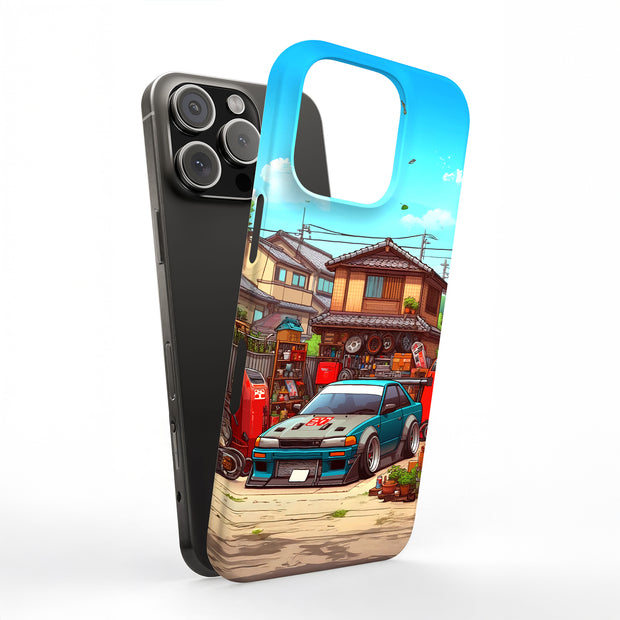 Anime JDM Car 2 Tough Cases For Apple iPhone (17, 16, 15, 14, 13, 12, 11, X, SE, 8, 7/ Air, Plus, Pro, Max, Mini, XR, XS), Print in USA