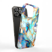 mosaic opal 1 Tough Cases For Apple iPhone (17, 16, 15, 14, 13, 12, 11, X, SE, 8, 7/ Air, Plus, Pro, Max, Mini, XR, XS), Print in USA