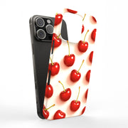 Cherry Delight Tough Cases For Apple iPhone (17, 16, 15, 14, 13, 12, 11, X, SE, 8, 7/ Air, Plus, Pro, Max, Mini, XR, XS), Print in USA