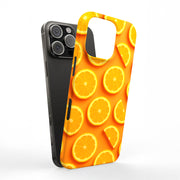 Orange Delight Tough Cases For Apple iPhone (17, 16, 15, 14, 13, 12, 11, X, SE, 8, 7/ Air, Plus, Pro, Max, Mini, XR, XS), Print in USA