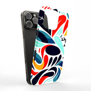 Abstract Nature Tough Cases For Apple iPhone (17, 16, 15, 14, 13, 12, 11, X, SE, 8, 7/ Air, Plus, Pro, Max, Mini, XR, XS), Print in USA