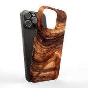Swirl Wood Grain Tough Cases For Apple iPhone (17, 16, 15, 14, 13, 12, 11, X, SE, 8, 7/ Air, Plus, Pro, Max, Mini, XR, XS), Print in USA