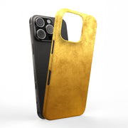 Gold Foil Wrap Tough Cases For Apple iPhone (17, 16, 15, 14, 13, 12, 11, X, SE, 8, 7/ Air, Plus, Pro, Max, Mini, XR, XS), Print in USA