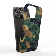 Combat Camouflage Tough Cases For Apple iPhone (17, 16, 15, 14, 13, 12, 11, X, SE, 8, 7/ Air, Plus, Pro, Max, Mini, XR, XS), Print in USA
