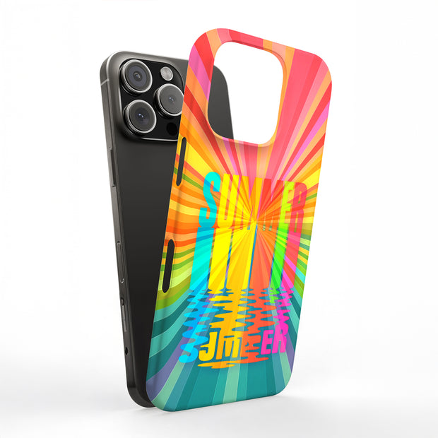 Colorful Summer Tough Cases For Apple iPhone (17, 16, 15, 14, 13, 12, 11, X, SE, 8, 7/ Air, Plus, Pro, Max, Mini, XR, XS), Print in USA
